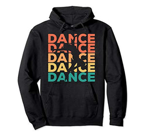 Retro Vintage Dancing Gift For Dancers Pullover Hoodie